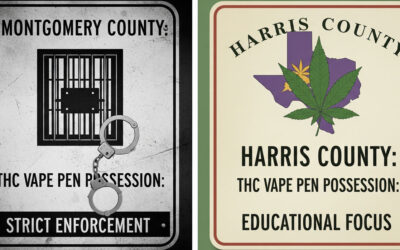 Montgomery County, Texas, How it’s different from Harris County, Texas and THC vape pens
