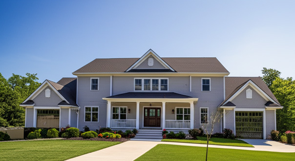An older man signs a "Durable Power of Attorney" document at a desk with a younger woman. Folders labeled "Medical Power of Attorney" and "Financial Power of Attorney" are visible, along with a stethoscope and a calculator.
